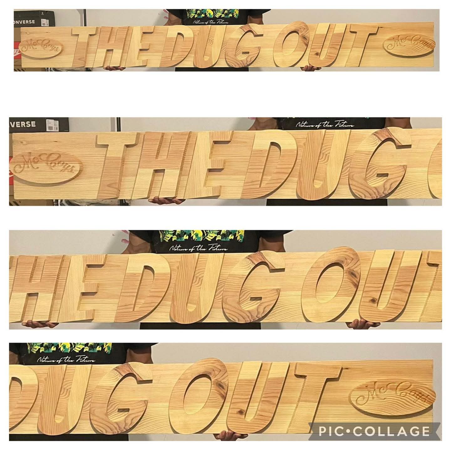CNC Carved Sign
